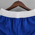 Los Angeles Lakers retro NBA Shorts Blue White Trim