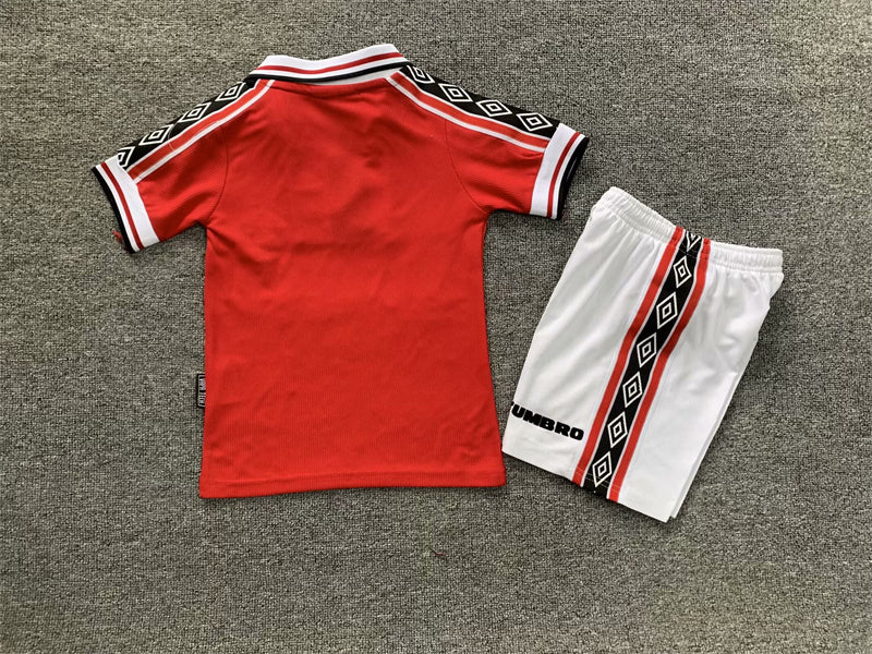 Manchester United home retro kid kit