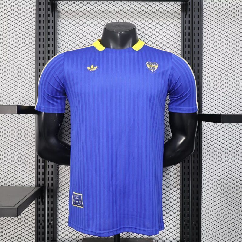 Boca Junior 2025/26 Blue retro Player version jersey size S-2XL