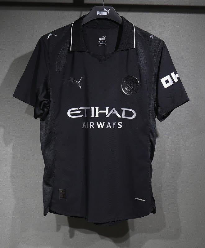 25-26 MCI Away Black Player Version Jersey