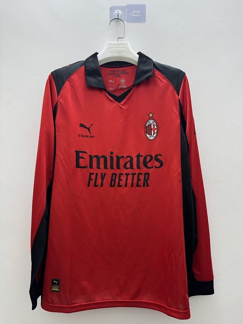 AC Milan 2026/27 Red long sleeve Jersey size S-4XL