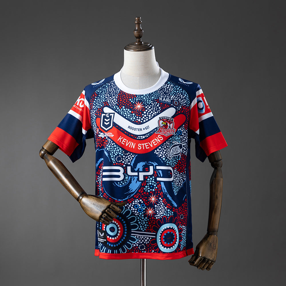 NRL Sydney Roosters 2025 Indigenous Jersey S-5XL