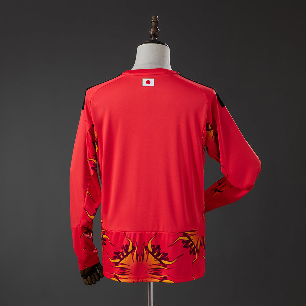 Japan 2026 GK - Red Long-Sleeved Jersey S-4XL