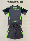 25-26 Tigres black goalkeeper kid kit