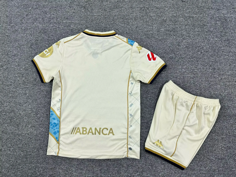 25-26 Deportivo de La Coruna third Away Kid Kit