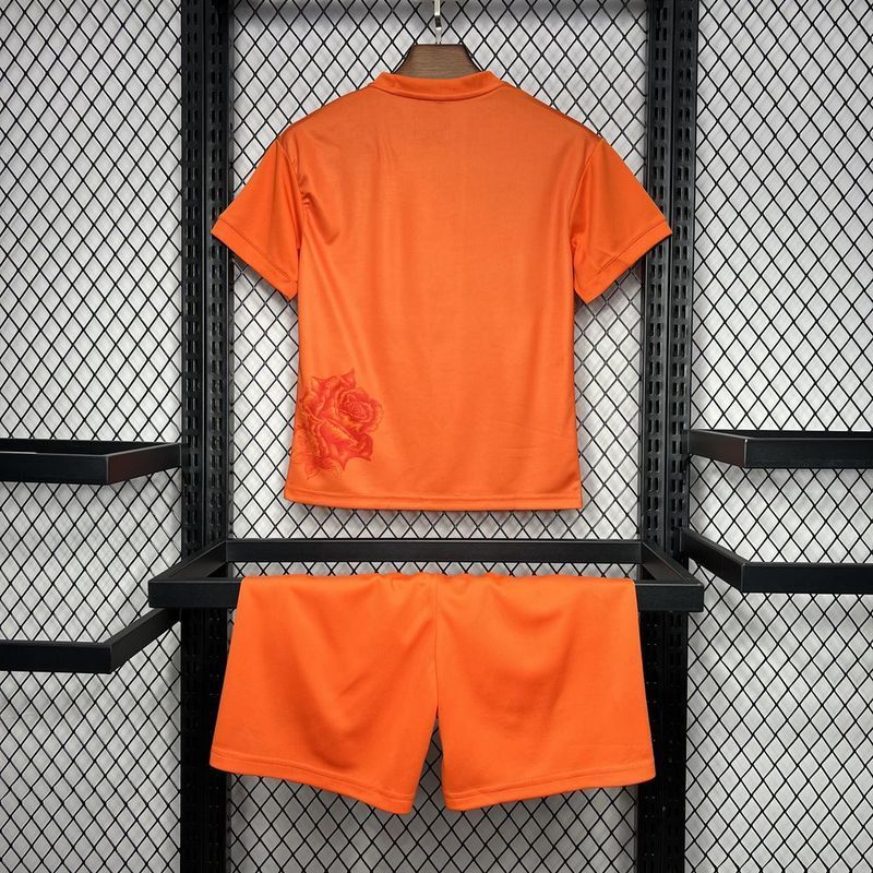 24-25 Real Madrid Y3 Rose Special Edition orange Kids Kit