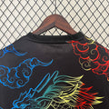 24-25 Real Madrid black colorful dragon jersey
