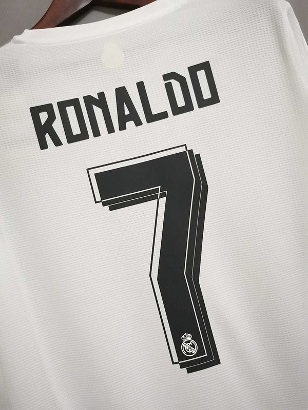 15-16 Real Madrid home white long sleeves