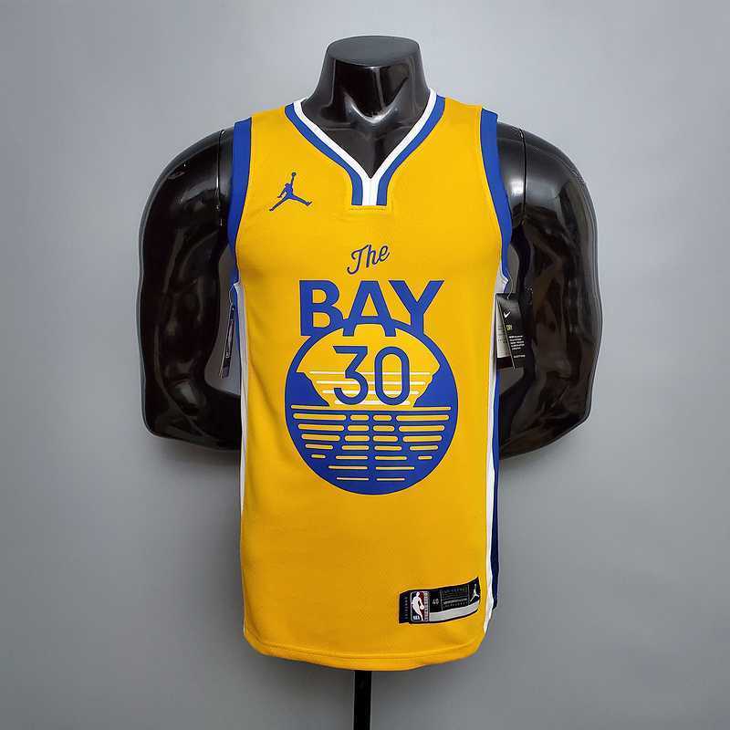 New CURRY#30 Golden State Warriors yellow