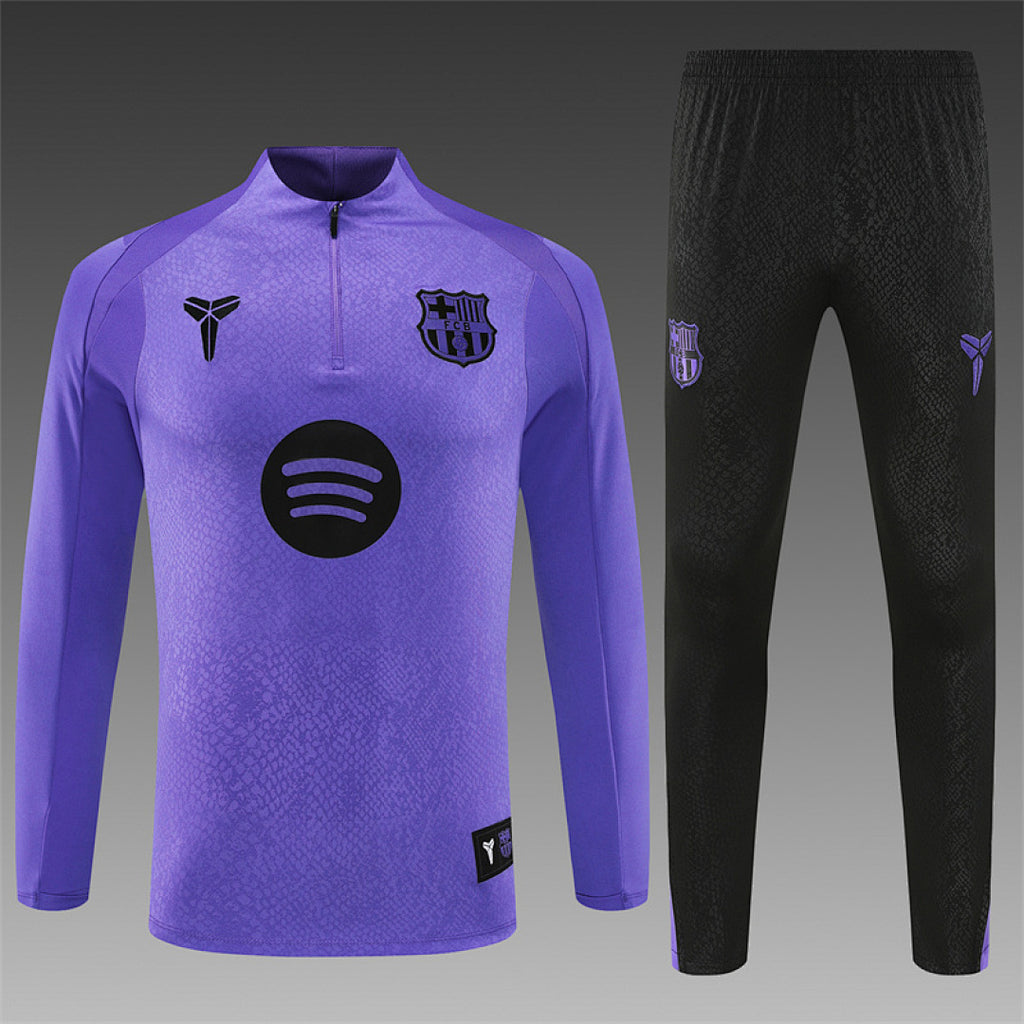 Barcelona Purple 2025/26 training shirt half zip