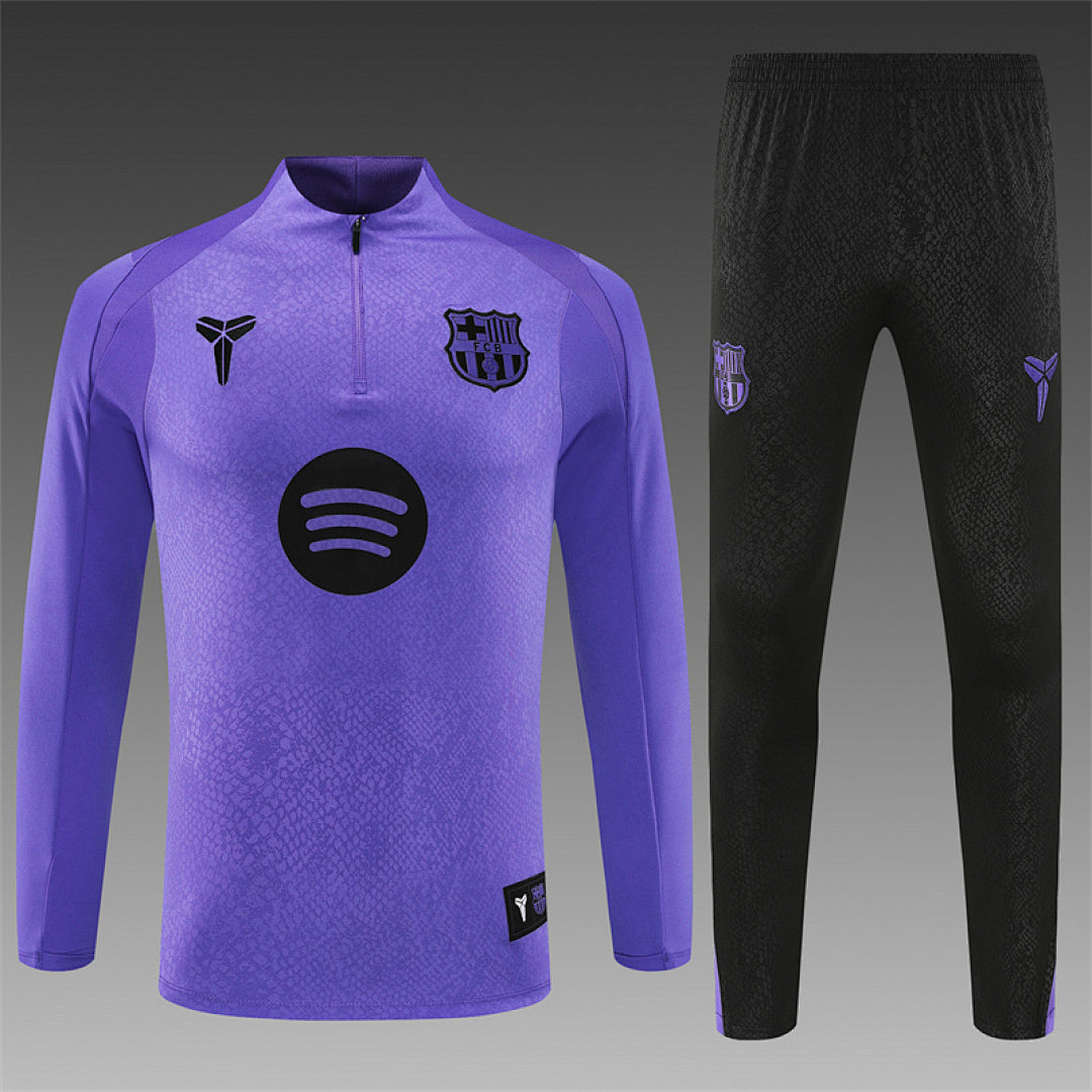 Barcelona Purple 2025/26 training shirt half zip