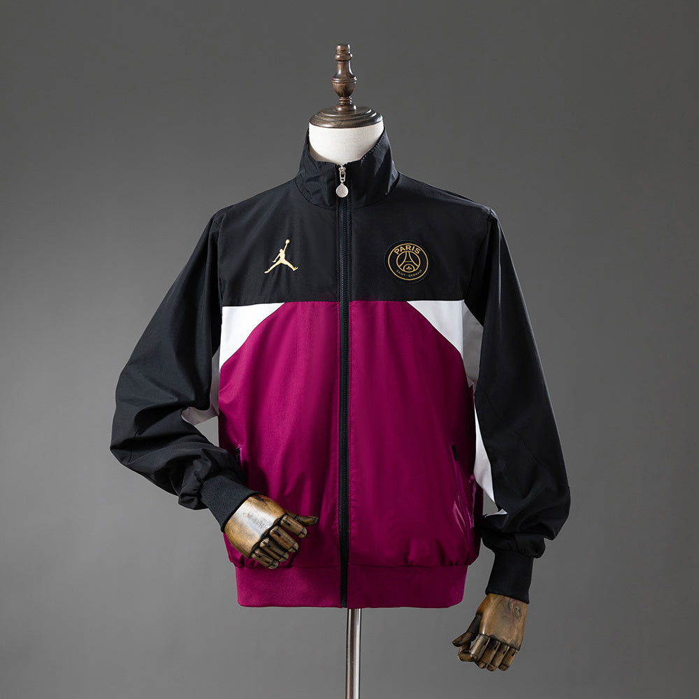 PSG Collaboration Windbreaker - Black &amp; Psychedelic Purple S-XXL