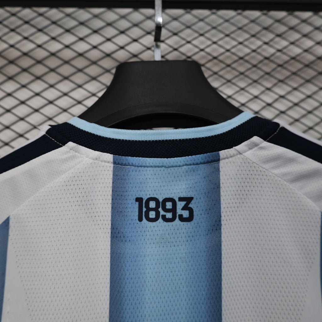 Woman Argentina 2026 World Cup Home Player Version soccer jersey size S-2XL