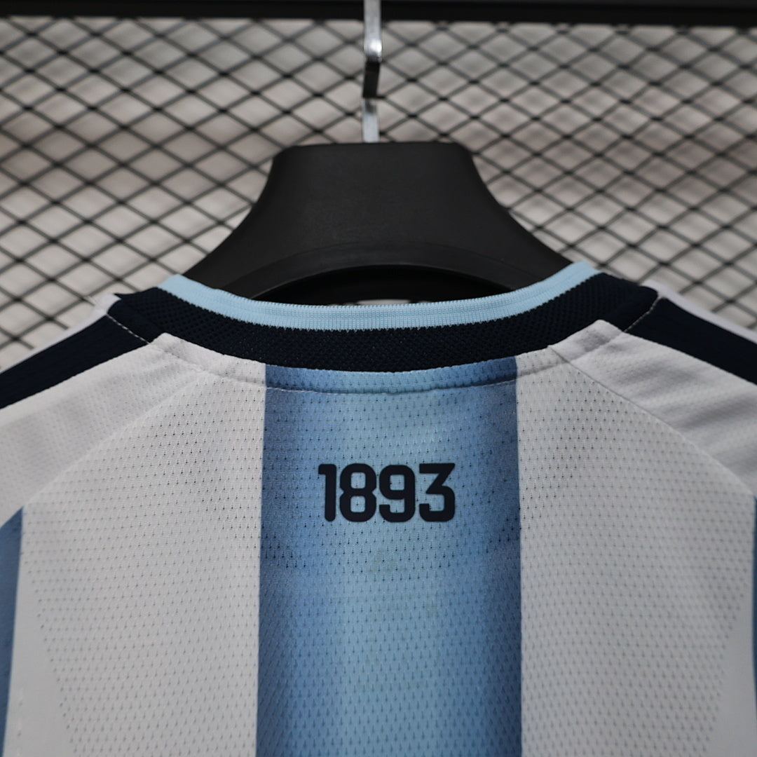 Woman Argentina 2026 World Cup Home Player Version soccer jersey size S-2XL