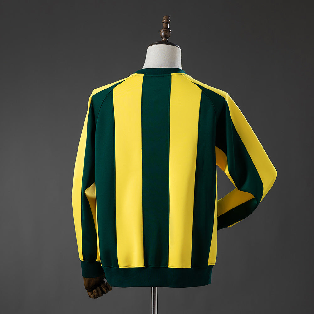 Brazil Long-sleeved Sweatshirt - Yellow &amp; Green M-3XL