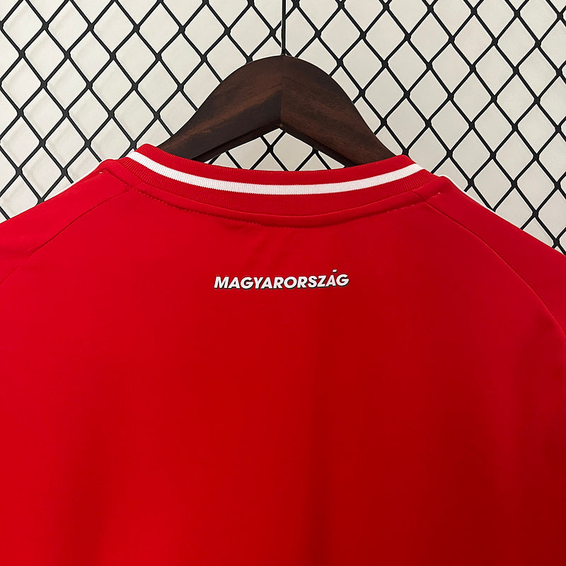 24-25 Hungary home red soccer jersey