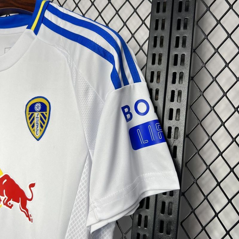 24-25 Leeds home soccer jersey