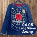 04-05 Atletico Madrid away retro long sleeve jersey