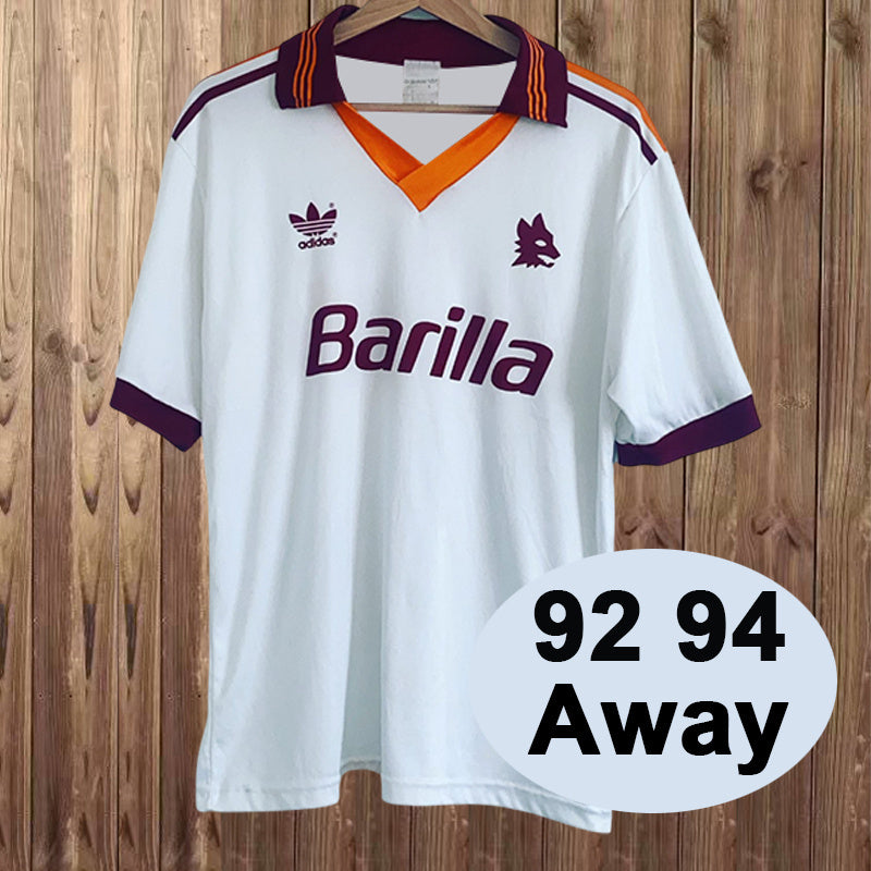 92-94 Roma away retro jersey