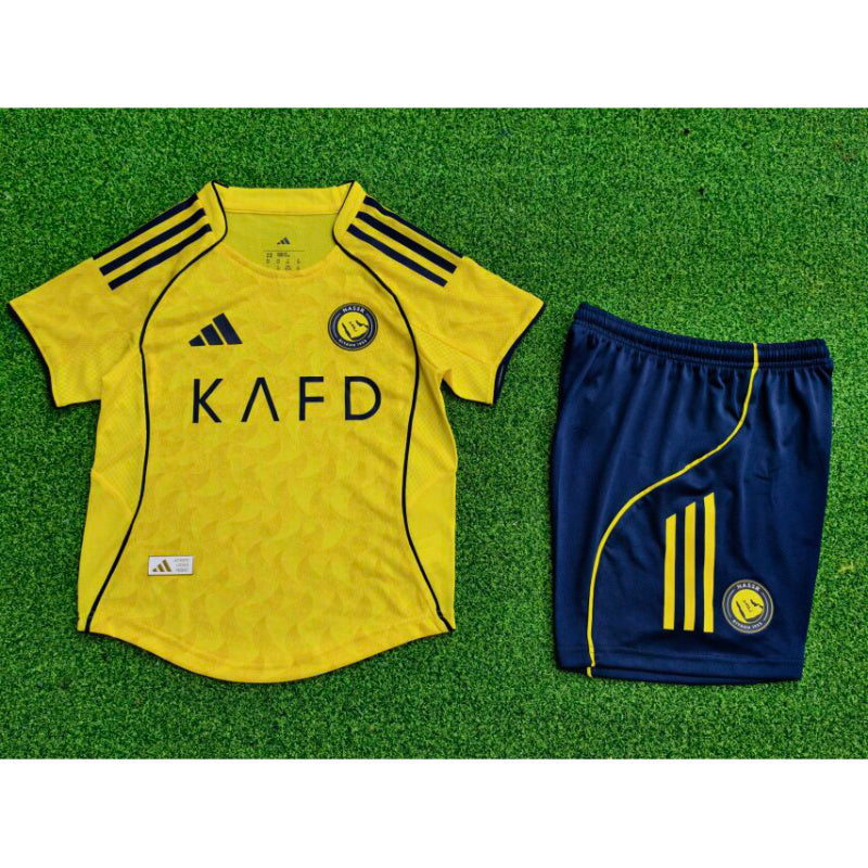 25 26 Al-Nassr Home player kids kit