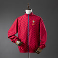 Portugal Reversible Jacket Windbreaker - Red &amp; Cyan S-XXL