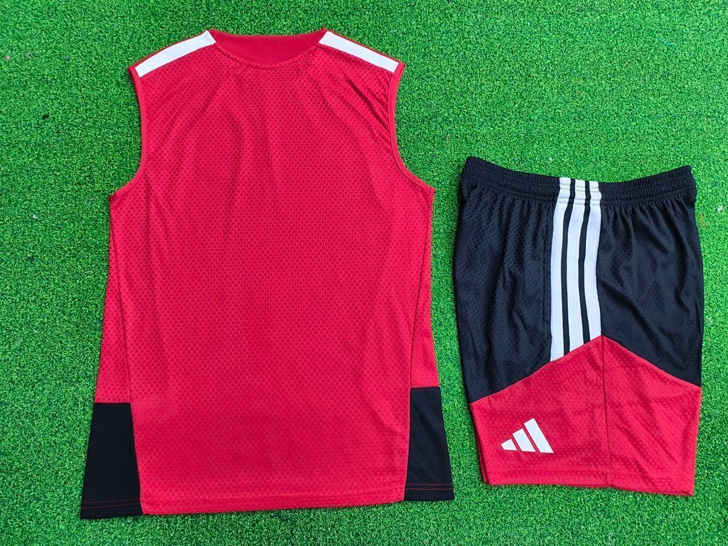 Germany 2025/26 Red Vest Suit Size S-4XL