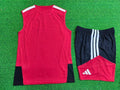Germany 2025/26 Red Vest Suit Size S-4XL