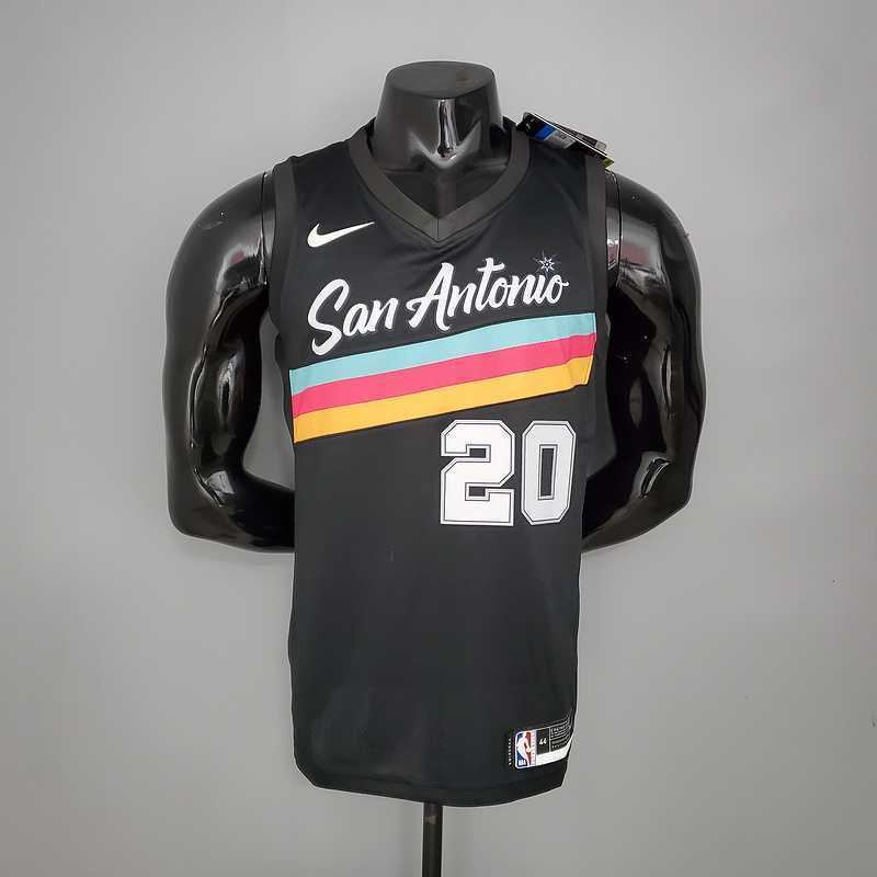 New GINOBILI#20 season Spurs City Edition black