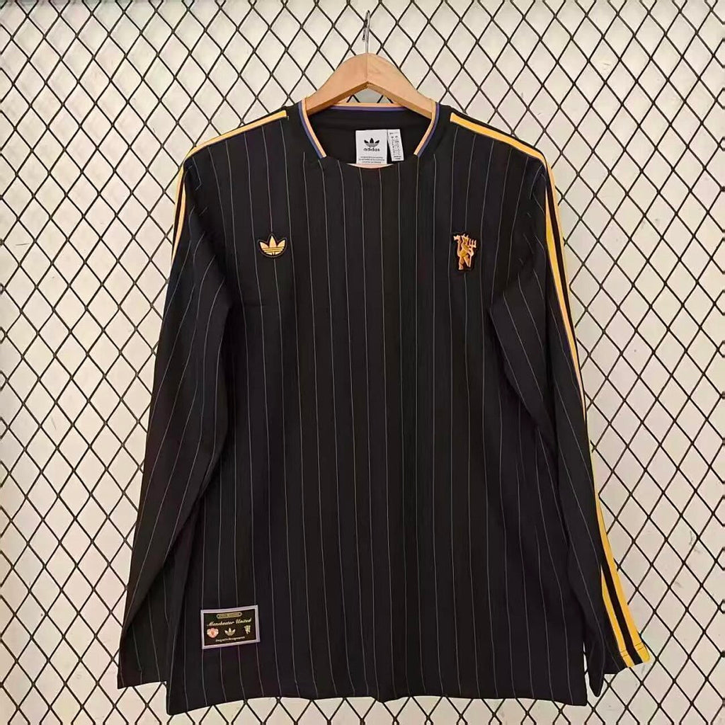 Manchester United 2025/26 Special Edition Black jersey Long Sleeve S-4XL