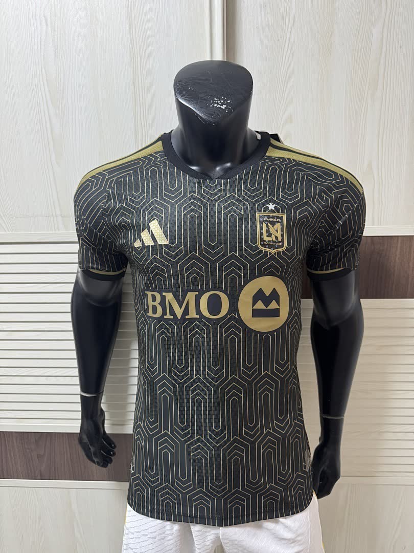 Los Angeles FC 2026/27 home Player Version soccer jersey size S-2XL With Star