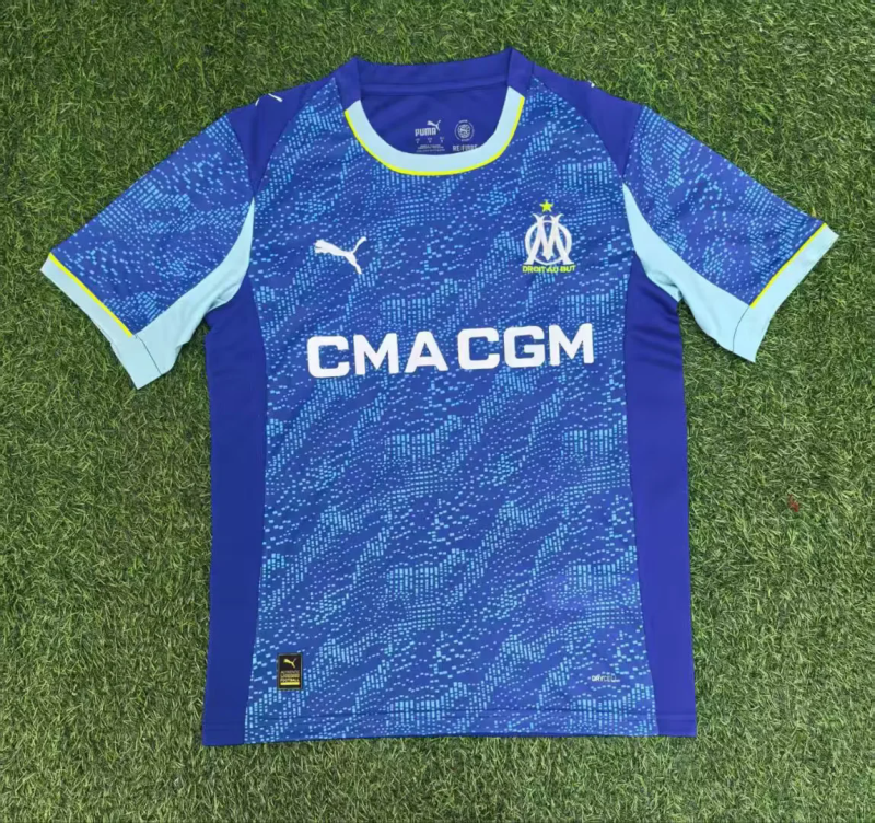 25-26 Marseille third soccer jersey size S-2XL
