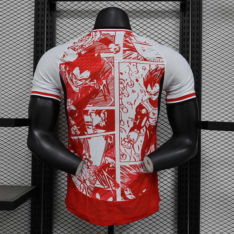 24-25 Japan red and white dragon ball player version jersey