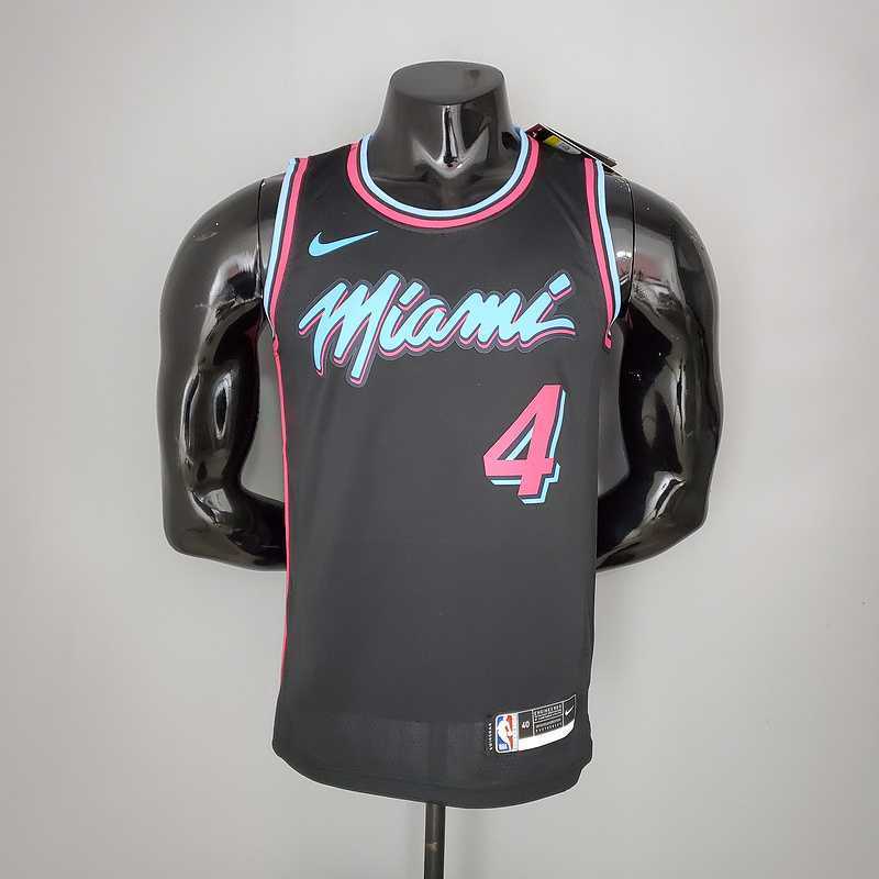 OLADIPO#4 Miami Heat V-neck black