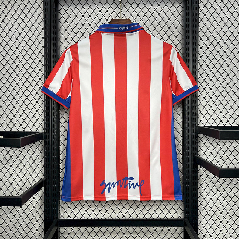 01-02 Sporting de Gijon Home Retro Jersey