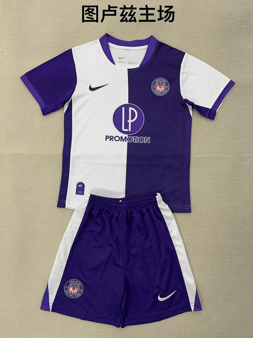 Adults And Youth Toulouse 2025/26 Home Soccer Uniform