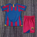 05-06 Barcelona UCL home retro kid kit