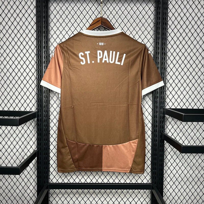 24-25 FC St. Pauli home soccer jersey