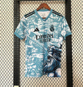 25-26 Real Madrid Blue And White Special Jersey
