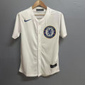 25-25 CHE white baseball jersey