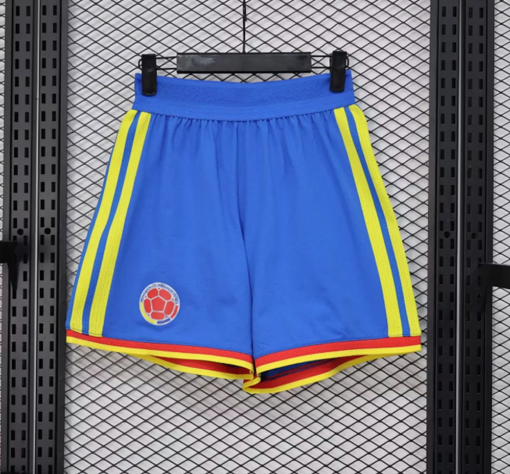 Pantalon Corto de Futbol Player Version #Colombia 2026 blue shorts player version S-3XL — Zhang199