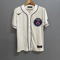 25-26 PSG white baseball jersey