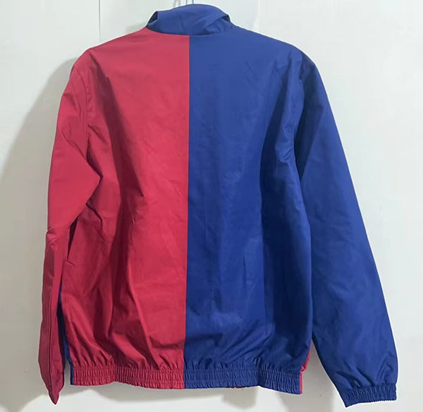 24-25 Barcelona bluie and red REVERSIBLE windbreaker