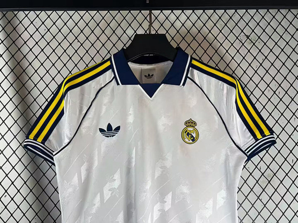 Real Madrid 2026/27 Retro Model White POLO S-XXL