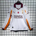 Galatasaray 2025/26 Away with sponsor long sleeves soccer jersey size S-2XL