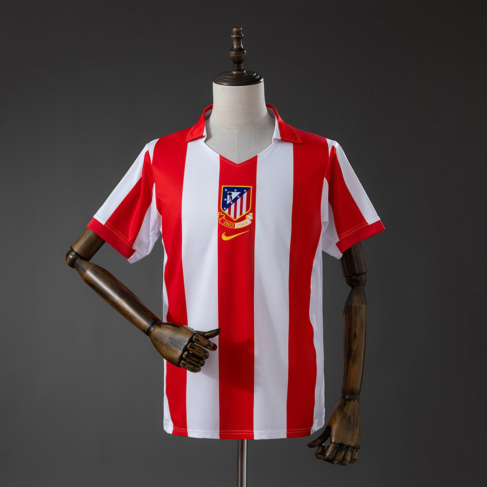 Atletico Madrid 03/04 Centenary Home Jersey S-XXL