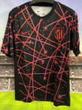 25-26 Atletico Madrid black and red traning jersey