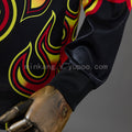 Japan 1998 Goalkeeper Black Fireworks Long Sleeve Retro Jersey S-XXL