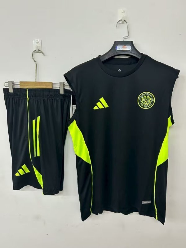 25-26 Celtic Black Vest suit