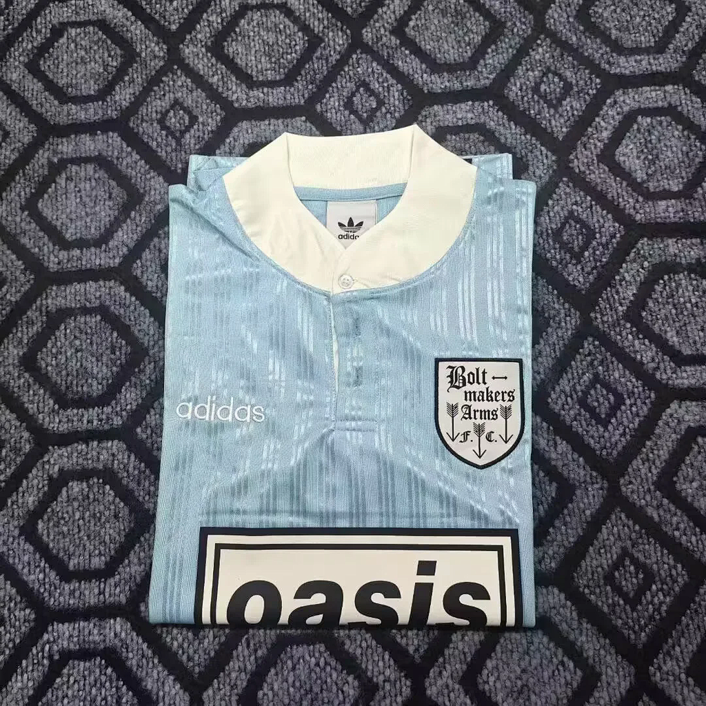 Retro 96 AD Originals x Oasis Tour Jacquard light blue Jersey size S-4XL