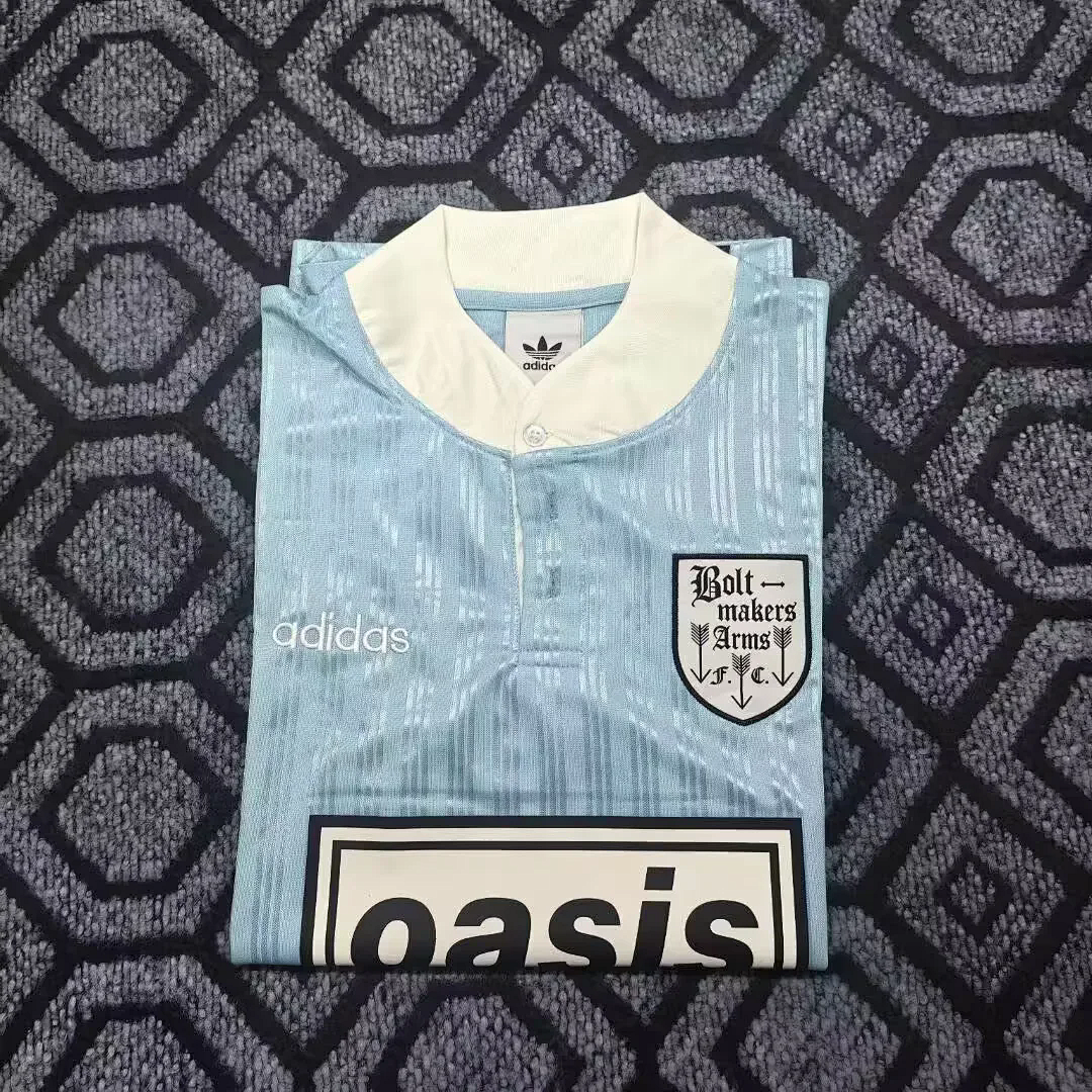 Retro 96 AD Originals x Oasis Tour Jacquard light blue Jersey size S-4XL